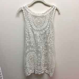 Free People floral lace dress